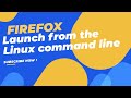 Command Line Hacks: Launch Firefox in a Flash