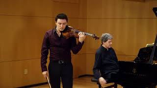 Brahms Violin Concerto performed by Cameron Zandieh (Mvt 1)