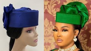 How to make a perfect Zara cap with Asoke #zaracap #autogele #diy #tutorial #youtubemadeforyou #gele