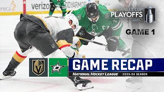 Gm 1: Golden Knights @ Stars 4/22 | NHL Highlights | 2024 Stanley Cup Playoffs