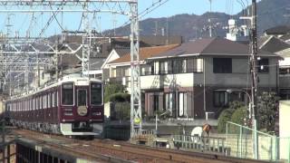 【阪急電鉄】1000系1000F%普通梅田行%HANKYU New1000 HM＠岡本〜芦屋川('13/12)