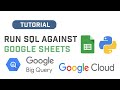 Connect to Google Sheets In BigQuery with BigQuery API in Python
