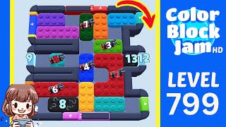 Color Block Jam Level 799 Solution Walkthrough
