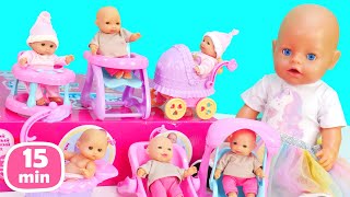 Baby Annabell & NEW baby dolls for kids. Kids play with baby doll bedroom & doll video for kids.
