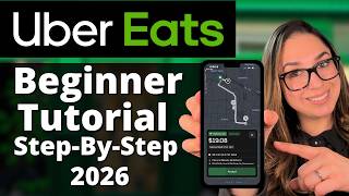Uber Eats Driver Tutorial 2026 | Beginner Step-By-Step Guide