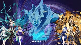 5.1/5.2 Spiral Abyss Floor 12 with Xiao Hyper and Navia Team