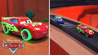 Lightning McQueen vs Will Rush at ﻿the Ornament Valley Race Competition! | Pixar