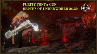 Nioh 2 Needs More Videos | Purity Tonfa Gun Gameplay | Depths 26-30