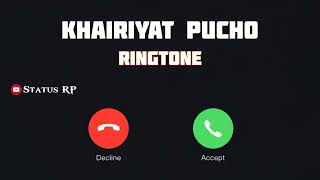 Khairiyat Pucho Song Ringtone | Chhichhore Movie Song Ringtone | Sushant Singh Rajput Song Ringtone