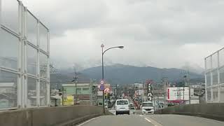 2021.11.24富山県魚津市北鬼江跨線橋からの僧ヶ岳