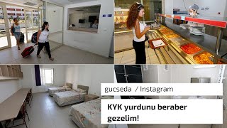 KYK yurt odamı ve çalışma salonumu birlikte gezelim ! - Neler sizi bekliyor ?