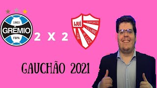 CASIMIRO REAGINDO A GRÊMIO 2X2 SÃO LUIZ - GAUCHÃO 2021