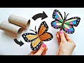 Amazing Recycling Craft Idea with Toilet Paper Rolls / DIY and Paper Crafts / How to Make Butterfly