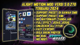 ALIGHT MOTION MOD VERSI 5.0.270 TERBARU |NO PASSWORD - SUPPORT PRESET - UNLOCK ALL FITUR -BISA LOGIN