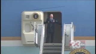 FULL - President Obama's Arrival In Fresno to discuss California drought.