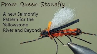 Improved Prom Queen Stonefly - Extended Body Salmonfly (Giant Black Stonefly) Pattern