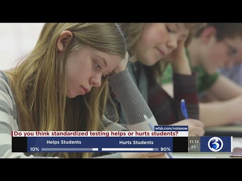 How are schools affected by standardized testing?