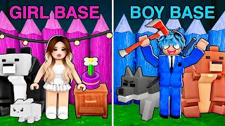 GIRL vs BOY ZOO in 99 Nights in The Forest w/ BachaBlox