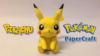 How to make Pikachu Papercraft from Pokemon Go & w/o Go