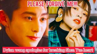 Breaking News: Dylan Wang Apologizes to Shen Yue for Heartbreak and Romance with Bai Lu