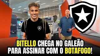 URGENTE! O PRIMEIRO REFORÇO DE 2025 CHEGOU! BITELLO ACABA DE CHEGAR PARA ASSINAR COM O BOTAFOGO!