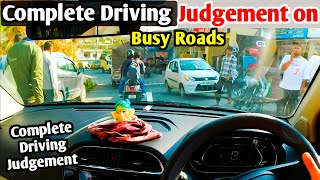 Driving Judgement Tips For Beginners ✅| Master Left Side Judgement In Traffic 🔥|Shrideshvlogs