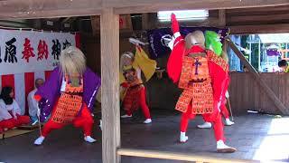 小池原八坂神社秋季例祭　小池原神楽・子供神楽『神逐』