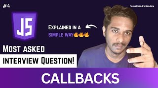 #4 Master JavaScript Callbacks in 13 MINUTES | JavaScript Advanced