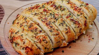 Garlic Bread Recipe | Dominos Garlic Bread | Eggless without Oven | Snacks Recipe | Toasted