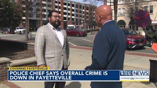 Fayetteville sees dip in crime during 2023, increase in arrests