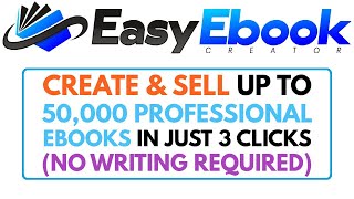 Easy eBook Creator Review Demo Bonus - Automated eBook Software