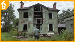 This Man Found a Burned-down Abandoned House and DIY Renovation into Mansion in 4 Month | TimeLapse