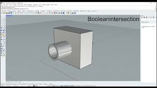ARC-189 Rhino Boolean Intersection tutorial