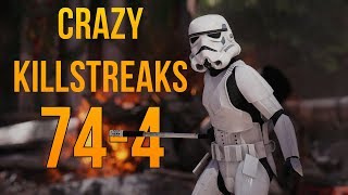 ►74-4 IDEN \u0026 BOBA FETT STREAKS - Battlefront 2