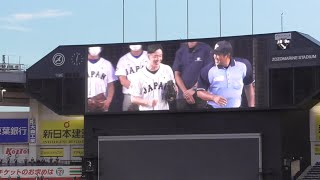 斎藤佑樹の始球式【U18日本代表壮行試合】