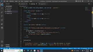 How to Add a Table Row with jQuery | jQuery Tutorial