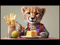 chester cheetah chews a chunk of cheap cheddar cheese – vocals