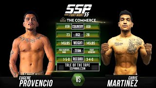 Eugene Provencio vs Chris Martinez - SSP 55