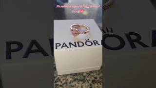 Unboxing the Pandora sparkling heart ring 😻💍💖 #pandora #ring #shorts #jewelry #pretty #unboxing