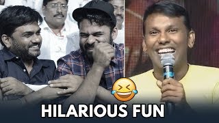 Comedian Bhadra Making HILARIOUS FUN at Prati Roju Pandaage Movie Vijayotsavam | Sai Dharam Tej | DC