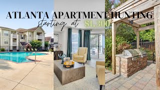 ATLANTA APARTMENT HUNTING | TOURS + PRICING STARTING AT $1,300