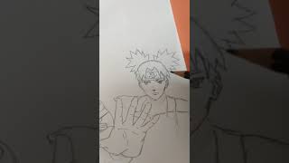 DAY 150: TEMARI FROM NARUTO. HOW TO DRAW ANIME. #temari #animeart #howtodrawanime