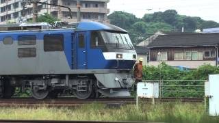 2012.8.12　EF210-116　切り離し～移動　幡生操車場