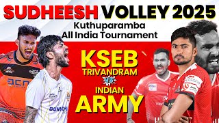 2nd Set Sudheesh Volley 2025 | Indian Army Vs KSEB |  Volleyballer  | All India Tournament