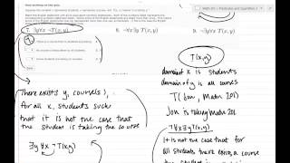 Discussion of Nested Quantifiers on Quiz and Homework