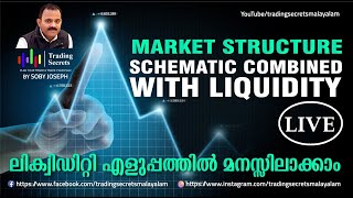 Market Structure Schematic  Combined With Liquidity-(LIVE) ലിക്വിഡിറ്റി എളുപ്പത്തിൽ മനസ്സിലാക്കാം