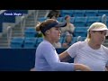 2024 tokyo open doubles r1 kenin mattek vs wang zheng