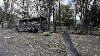 Ten killed in Donetsk violence, school playground shelled