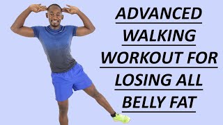 30 Min Advanced Indoor Walking Workout for Losing ALL Belly Fat