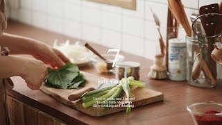 eng/esp)백종원 양파볶음으로 요리도 하고, 새 스튜디오에서 요리도 하며 보낸 일상 브이로그 what i ate for a week